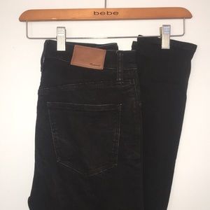 Madewell RIVET & THREAD black jeans: SIZE 27